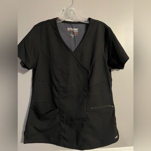 Grey’s Anatomy Spandex Stretch Scrub Top. Medium. Black. Excellent Condition!